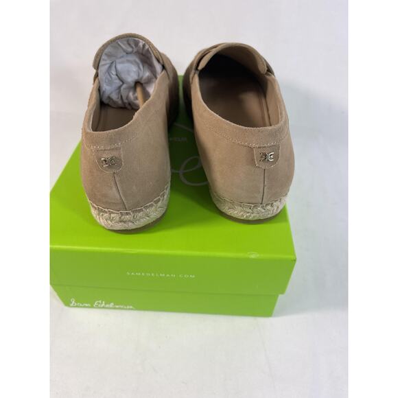 Sam Edelman Shoes Women's SZ 9.5 Taupe Suede Kail Espadrille Loafers Casual New - Picture 4 of 7